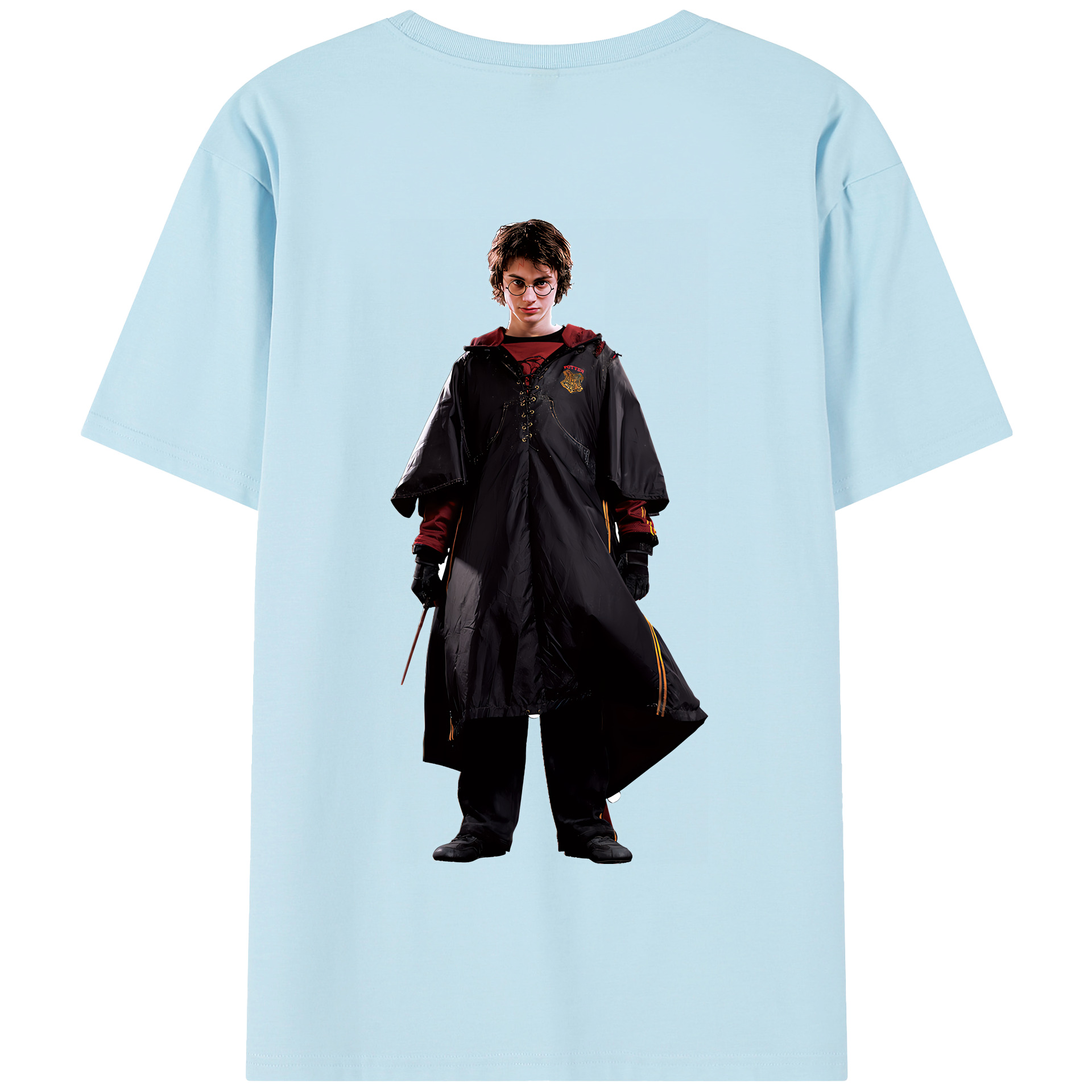 （画像用） Harry Potter ハリー・ポッターシリーズ 綿100％半袖Tシャツ（背面プリント）